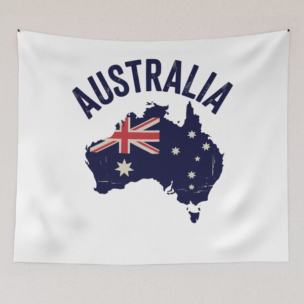Item preview, Australian Map Flag Patriotic designed and sold by brynatshop.