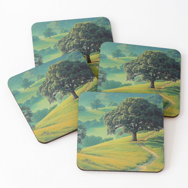 Item preview, "Serene Trees and Rolling Hills Landscape" 2 designed and sold by Richenda.