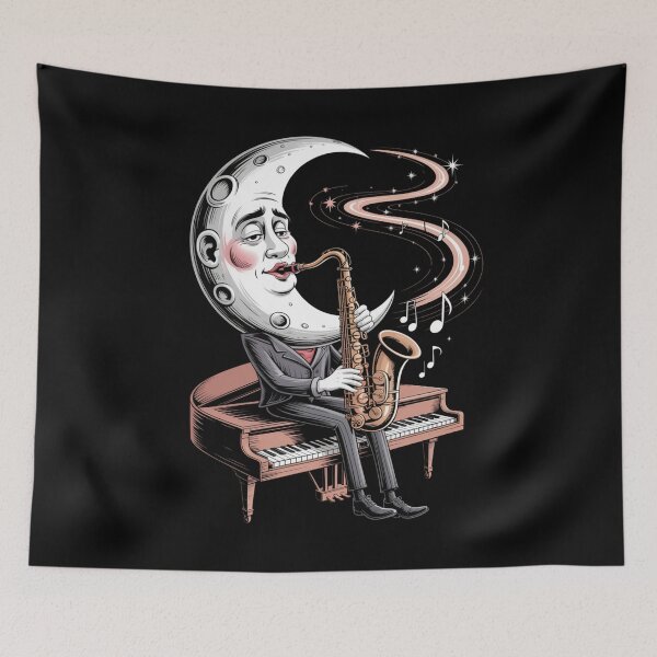 Item preview, Moon Saxophone Serenade designed and sold by SignumShop.