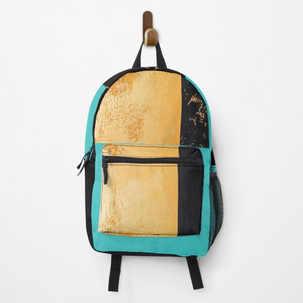Item preview, Turquoise, Black & Gold Minimalist Blocks designed and sold by ArtHouseNiklas.