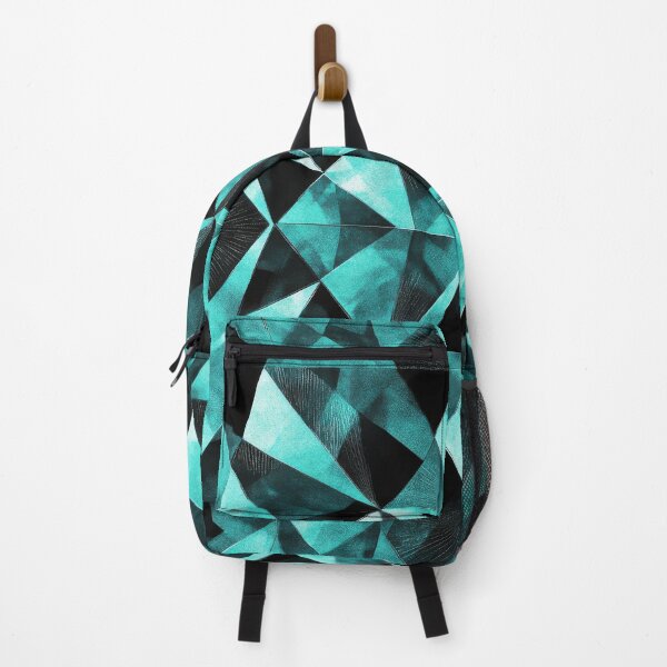 Item preview, Turquoise-black kaleido in watercolor look designed and sold by ArtHouseNiklas.