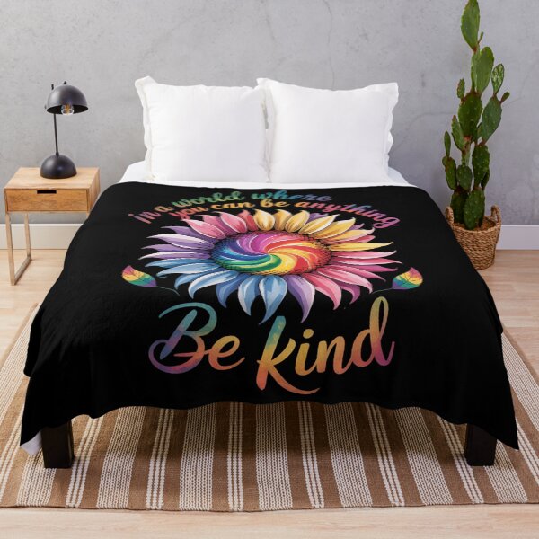 Item preview, LGBTQ Rainbow Sunflower World Flower Pride Be Equality Kind designed and sold by brynatshop.