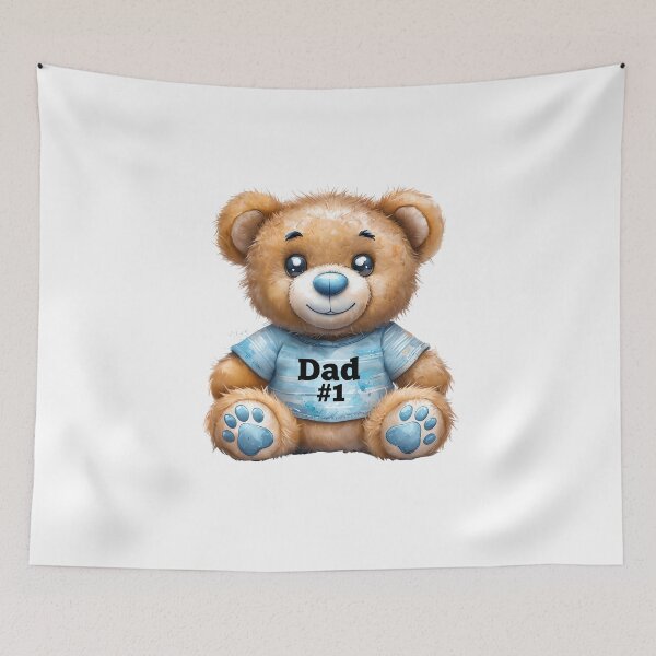 Item preview, My Best Bear Buddy - Sky Blue Teddy designed and sold by ArtisticDesignsbyLinda.