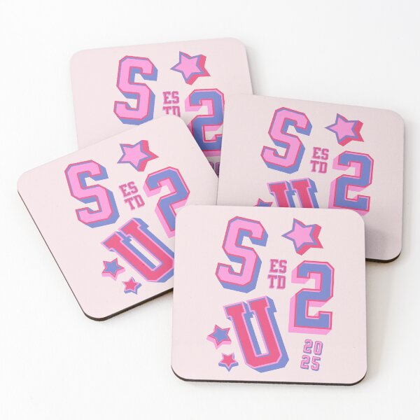 Item preview, H2H S2U hearts2hearts typography varsity Kpop designed and sold by Morcawork.