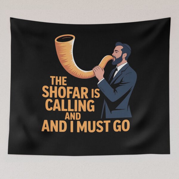 Item preview, Shofar Is Calling And I Must Go Jewish New Year Rosh Hashana designed and sold by brynatshop.