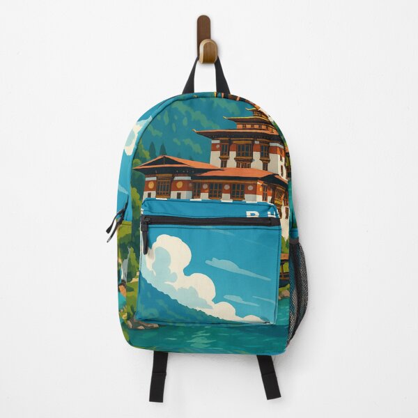Item preview, Thimphu Fortress and Mountain River designed and sold by Aryabek.
