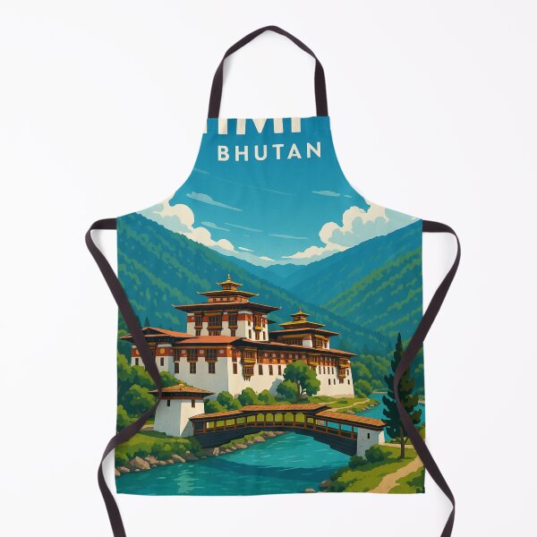 Item preview, Thimphu Fortress and Mountain River designed and sold by Aryabek.