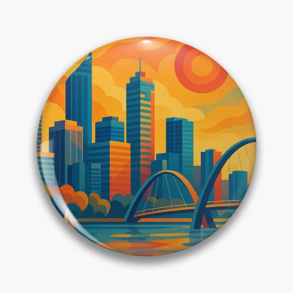 Item preview, Perth Skyline and Swan River Sunset designed and sold by Aryabek.