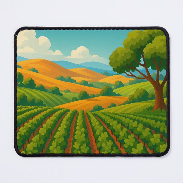 Item preview, Barossa Valley Vineyard Hills South Australia designed and sold by Aryabek.