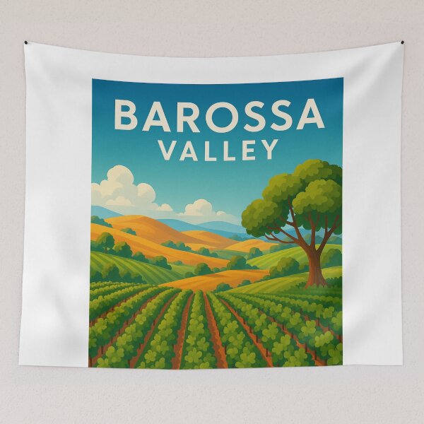 Item preview, Barossa Valley Vineyard Hills South Australia designed and sold by Aryabek.
