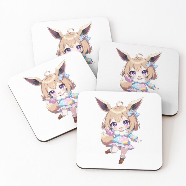 Item preview, Eevee Gijinka – Fluffy and Cute Winter Outfit Girl designed and sold by KAWAII ART BOX.