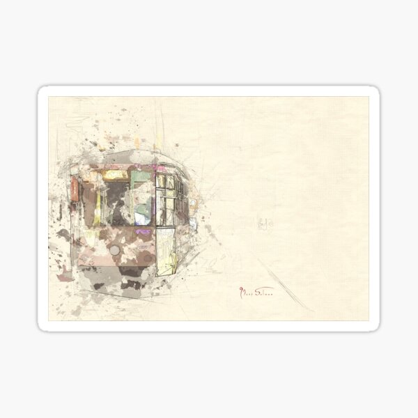 Item preview, Tram Sketch designed and sold by Mark Salmon.