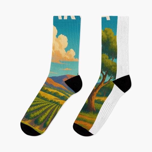 Item preview, Barossa Vineyard with Mountain Backdrop designed and sold by Aryabek.