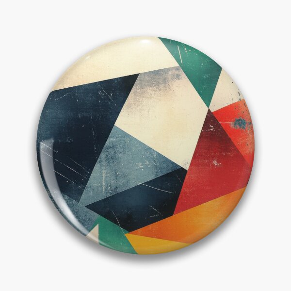 Item preview, Vintage design with colorful triangles designed and sold by ArtHouseNiklas.