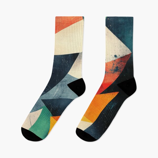 Item preview, Vintage design with colorful triangles designed and sold by ArtHouseNiklas.