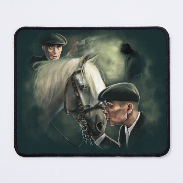 Item preview, Cillian Tommy White Horse Painting designed and sold by AK-Hevonen.