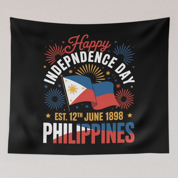 Item preview, Happy Independence Day Philippines Pinoy Filipino Flag designed and sold by brynatshop.