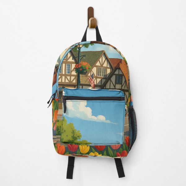 Item preview, Solvang California with Tulip Beds and Windmill designed and sold by Aryabek.