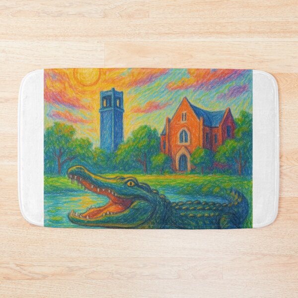 Item preview,  Gainesville with Alligator and Tower designed and sold by Aryabek.