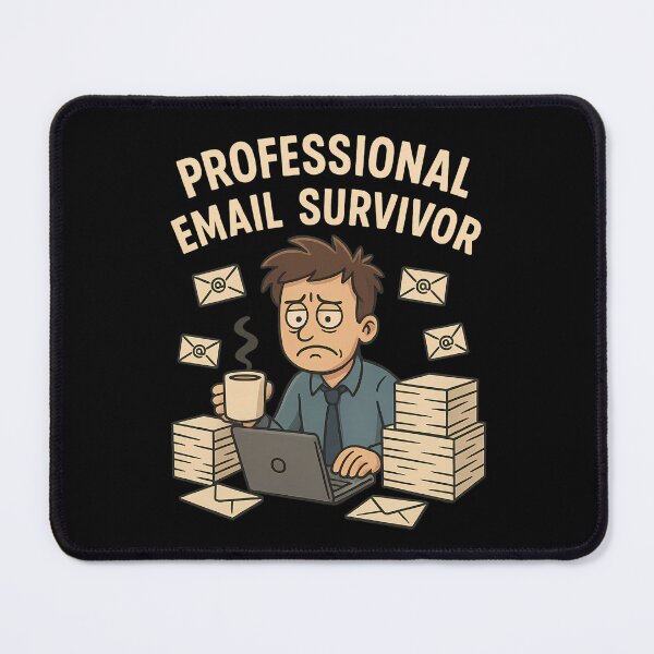 Item preview, Professional Email Survivor Funny Work designed and sold by meshhead.