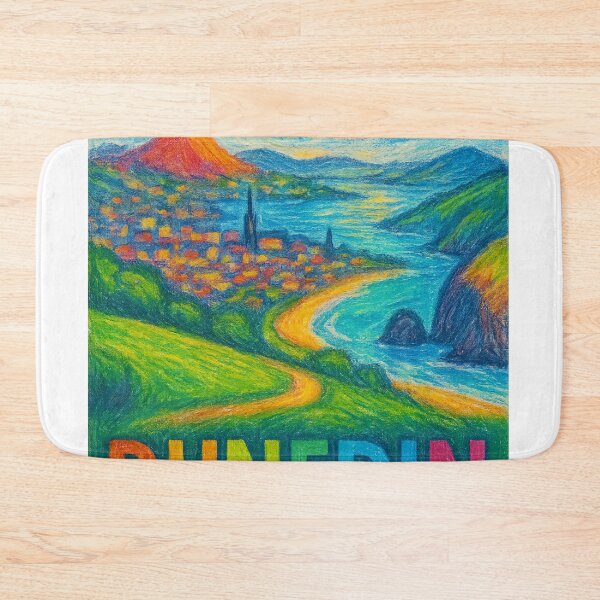 Item preview, Dunedin Coast with Lighthouse and Penguin designed and sold by Aryabek.