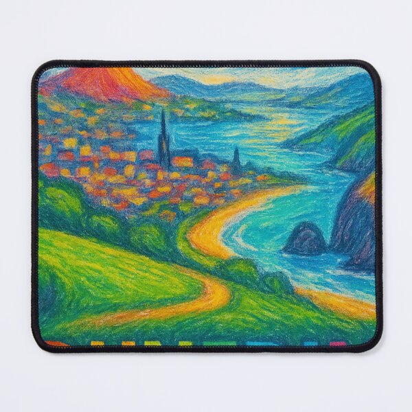 Item preview, Dunedin Coast with Lighthouse and Penguin designed and sold by Aryabek.