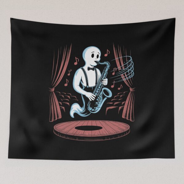 Item preview, Sax Ghost Jam designed and sold by SignumShop.
