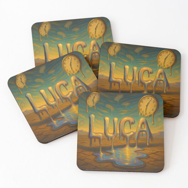 Item preview, LUCA Melting Time – Surreal Dripping Name Inspired by Dalí designed and sold by VoidBloom Studio.