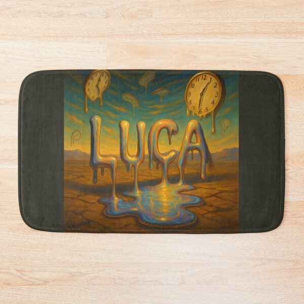 Item preview, LUCA Melting Time – Surreal Dripping Name Inspired by Dalí designed and sold by VoidBloom Studio.