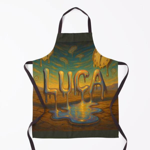 Item preview, LUCA Melting Time – Surreal Dripping Name Inspired by Dalí designed and sold by VoidBloom Studio.