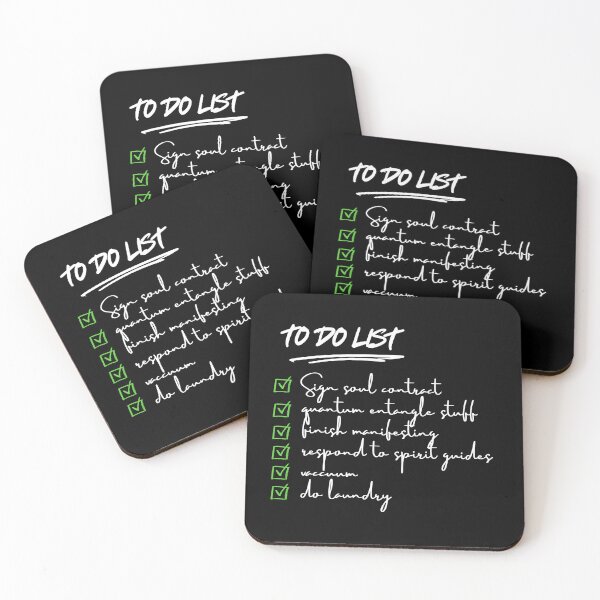 Item preview, Cosmic spiritual TO DO list designed and sold by WTFrequency.
