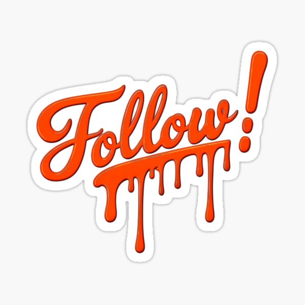 Item preview, "Follow!" 37 designed and sold by Zeir Shop.