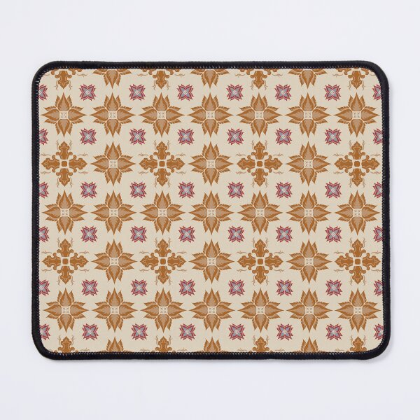 Item preview, Hand Painted Brown Bohemian Tile. Vector Tile Pattern, Lisbon Arabic Floral Mosaic, Mediterranean Seamless Ornament, Geometric Folklore Ornament. Tribal Ethnic Vector Texture. designed and sold by Jittarat.