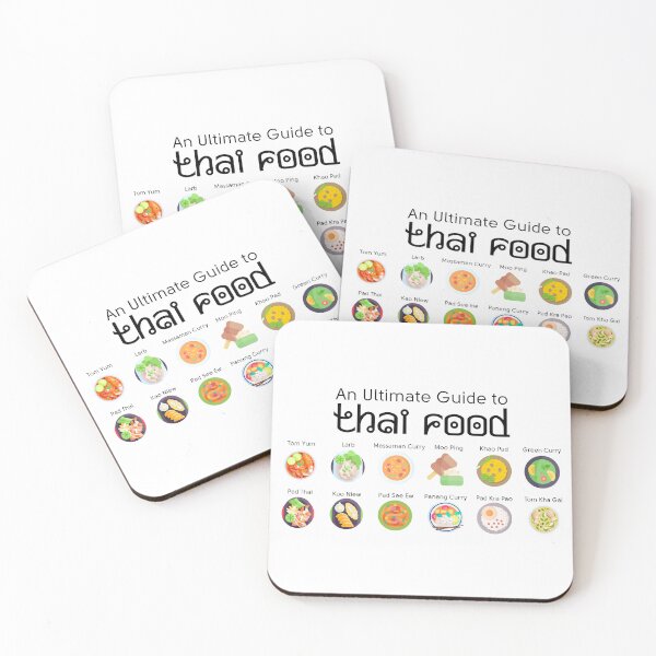 Item preview, The Ultimate Guide to Thai Food – Iconic Dishes Poster designed and sold by holaitssher.