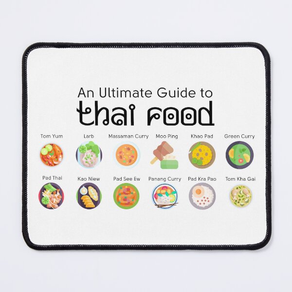 Item preview, The Ultimate Guide to Thai Food – Iconic Dishes Poster designed and sold by holaitssher.