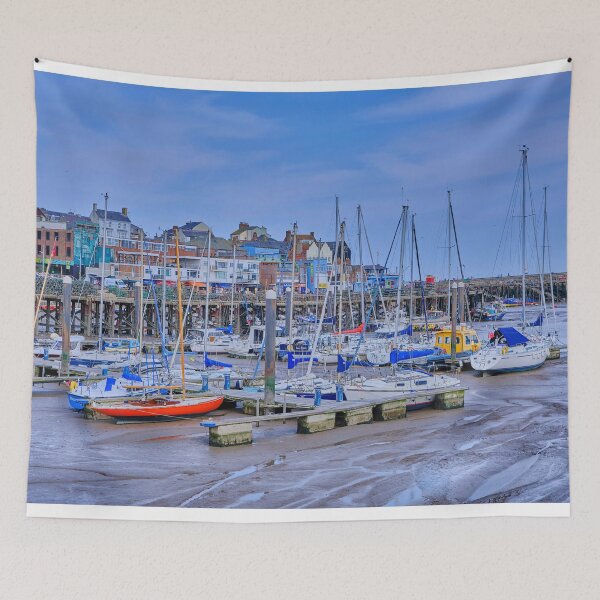 Item preview, Bridlington Harbour Marina at Low Tide designed and sold by Violaman.