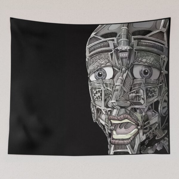 Item preview, RoboFace designed and sold by ColarteGayart.