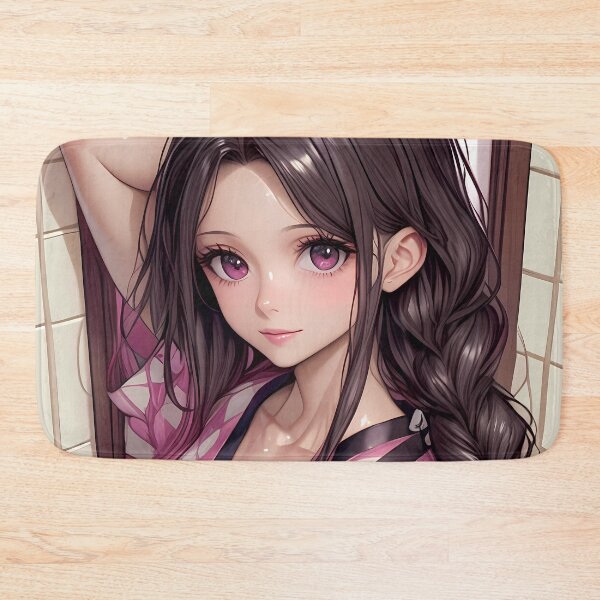 Item preview, Nezuko Kamado Demon Slayer Anime Pink Kimono Steamroom Alluring Look designed and sold by lassedgkotsij.