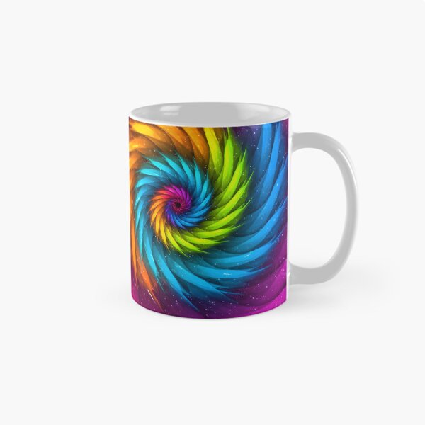 Item preview, Vibrant Rainbow Spiral Abstract Digital Art – Psychedelic Color Vortex Design designed and sold by Unlimited-Style.