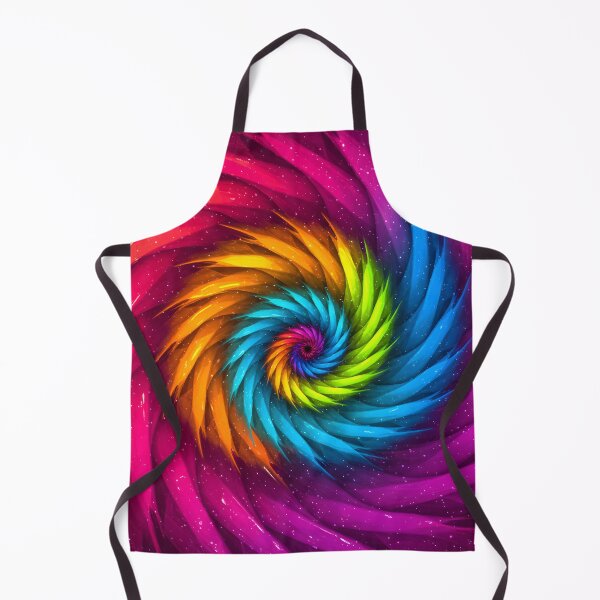 Item preview, Vibrant Rainbow Spiral Abstract Digital Art – Psychedelic Color Vortex Design designed and sold by Unlimited-Style.