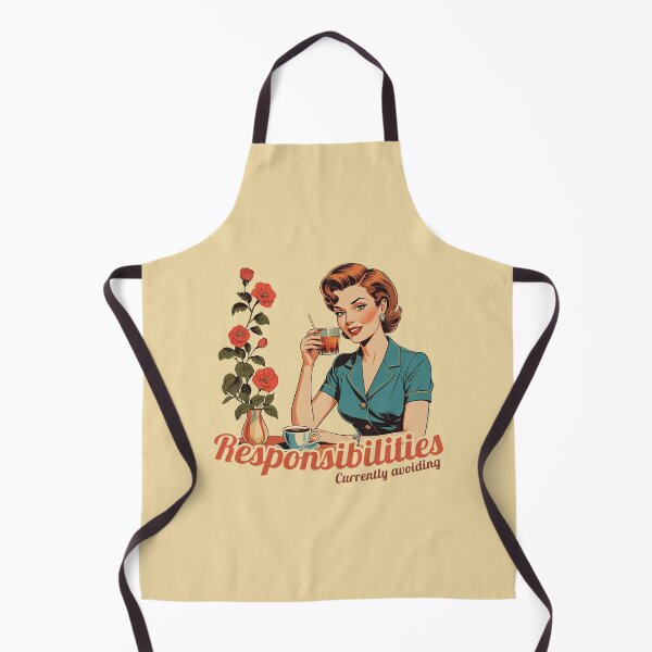 Item preview, Currently Avoiding Responsibilities – Retro Vintage Design designed and sold by p-frosty-design.