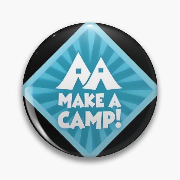 Item preview, Make A Camp – Vibrant Outdoor Adventure Quote designed and sold by GRITMOOD.