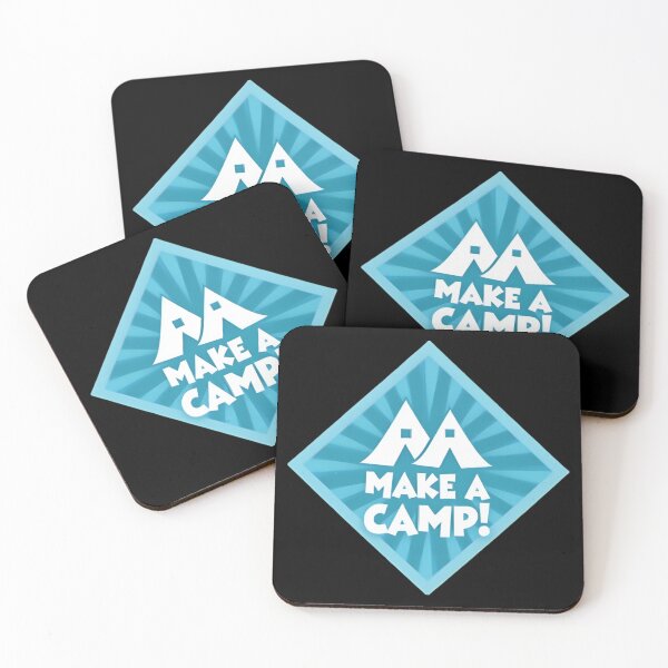 Item preview, Make A Camp – Vibrant Outdoor Adventure Quote designed and sold by GRITMOOD.