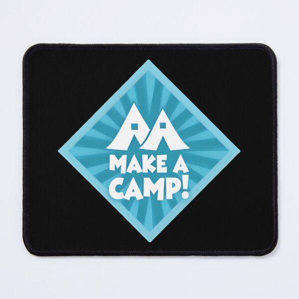 Item preview, Make A Camp – Vibrant Outdoor Adventure Quote designed and sold by GRITMOOD.