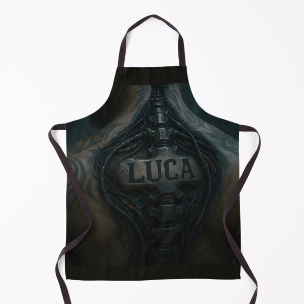 Item preview, LUCA Cybernetic Spine Tattoo – Futuristic Tech Ink Design designed and sold by VoidBloom Studio.