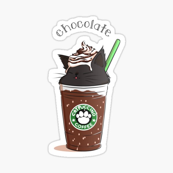 Starbucks mocha drink Sticker for Sale by ChalizeS