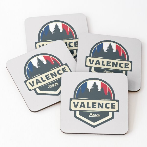 Aperçu de l'œuvre Insigne rétro vintage de Valence France créée et vendue par World Designs.