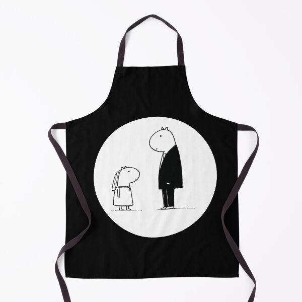 Item preview, Capybara Principal & Student - Minimalist Cartoon Duo designed and sold by JRprojects.