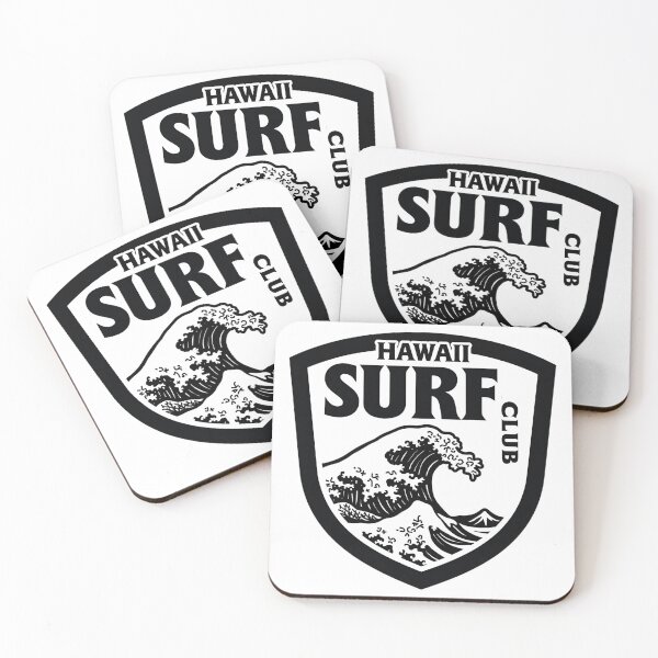 Artikelvorschau, Bold Hawaii Surf Club – Monochrome Wellenkunst entworfen und verkauft von GRITMOOD.