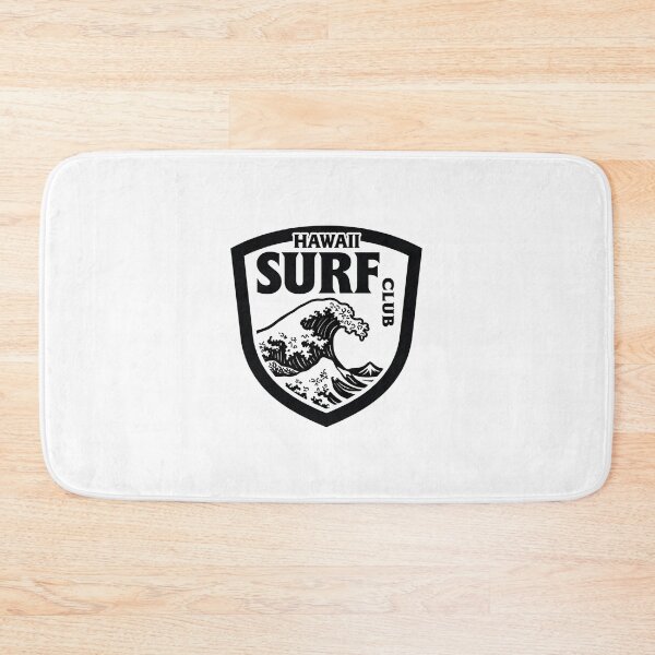 Item preview, Bold Hawaii Surf Club – Monochrome Wave Art designed and sold by GRITMOOD.
